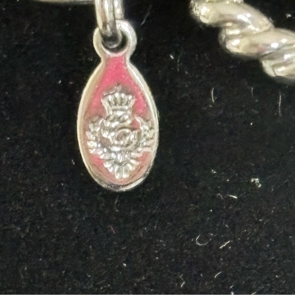 Premier Designs Silver Necklace with Black and Gray Cross Accents - Picture 3 of 5